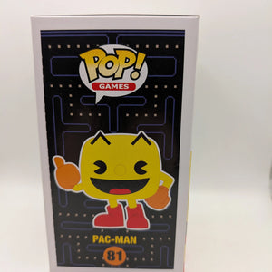 Pac Man Pop 81 - Pac-Man Funko Pop! 2016 - Vaulted FRENLY BRICKS - Open 7 Days