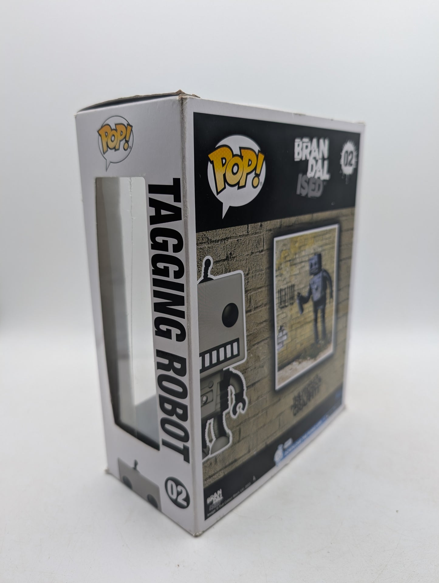Funko Pop! Art Banksy Brandalised #02 Tagging Robot Vinyl Figure
