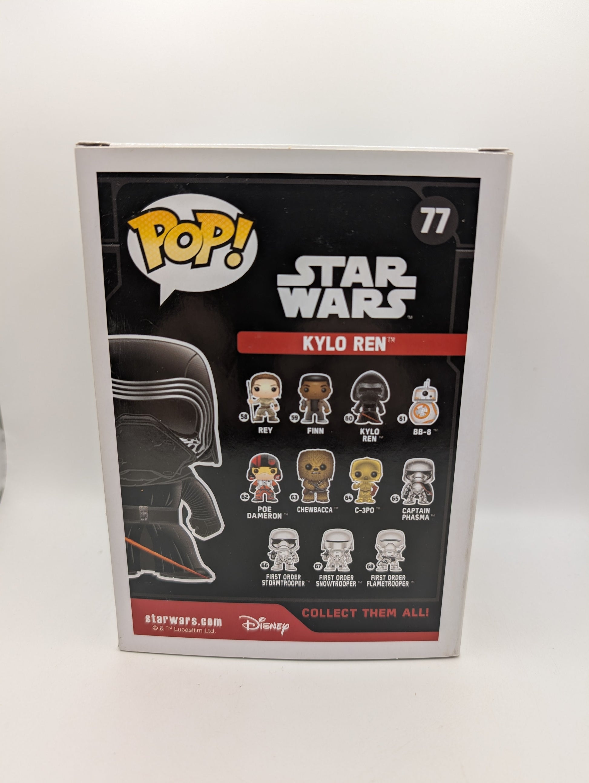 Kylo Ren- Star Wars: The Force Awakens Pop Vinyl No.77 FRENLY BRICKS - Open 7 Days