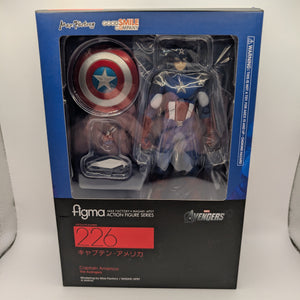 figma Avengers CAPTAIN AMERICA Action Figure Marvel FRENLY BRICKS - Open 7 Days