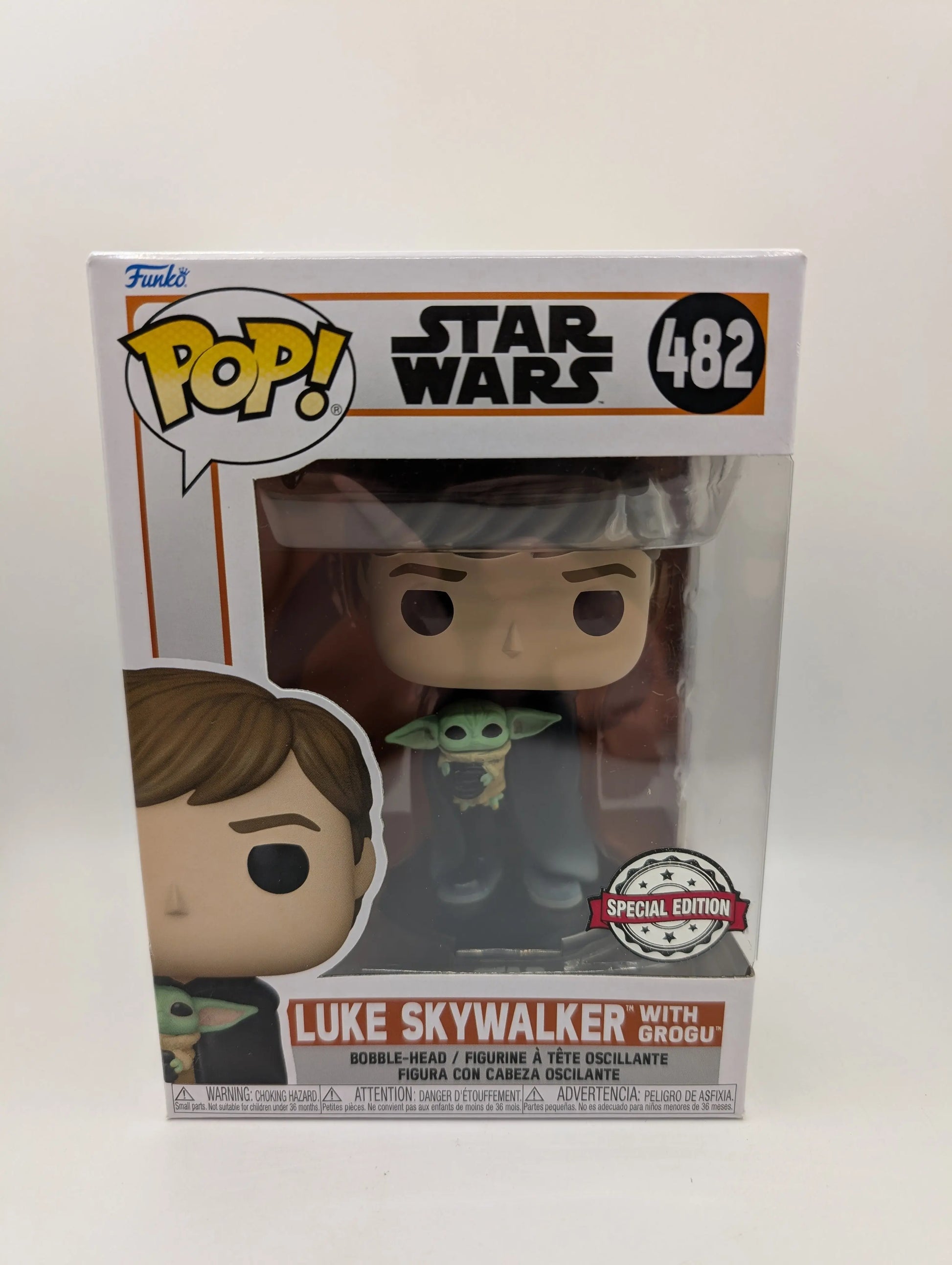 Funko Pop! Vinyl: Star Wars - Luke Skywalker with Grogu #482 FRENLY BRICKS - Open 7 Days