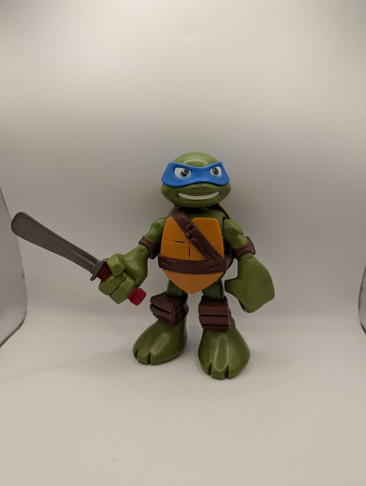 Teenage Mutant Ninja Turtle. 16cm, Arms Up And Down Motion. Missing 1 sword FRENLY BRICKS - Open 7 Days