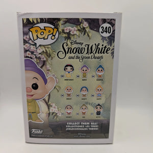 Funko Pop Vinyl Disney Snow White & The Seven  Dwarfs Dopey #340 Chase FRENLY BRICKS - Open 7 Days
