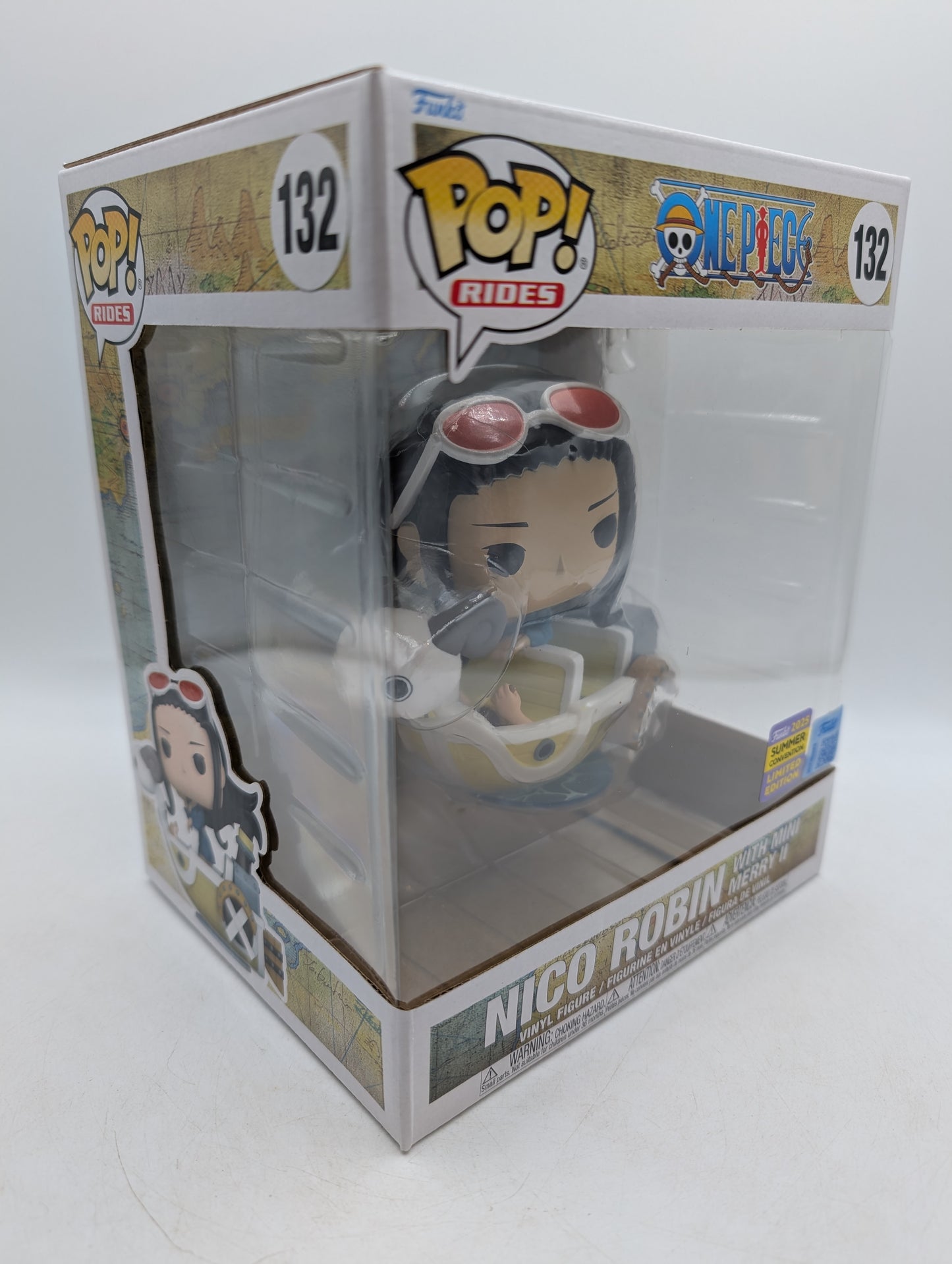 Funko POP! One Piece Nico Robin with Mini Merry II #132 2025 Summer Con
