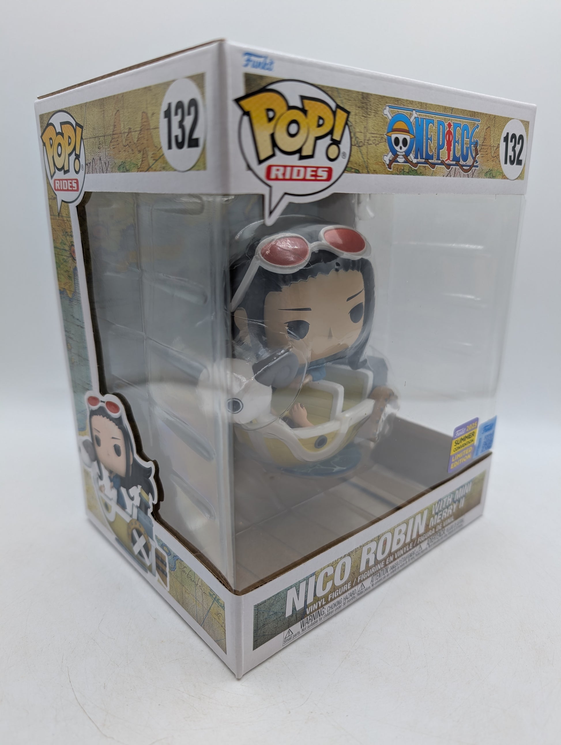 Funko POP! One Piece Nico Robin with Mini Merry II #132 2025 Summer Con image 8
