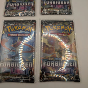 Pokemon Sun & Moon Forbidden Light Sealed Booster Pack - Art Set. 4 Packs FRENLY BRICKS - Open 7 Days