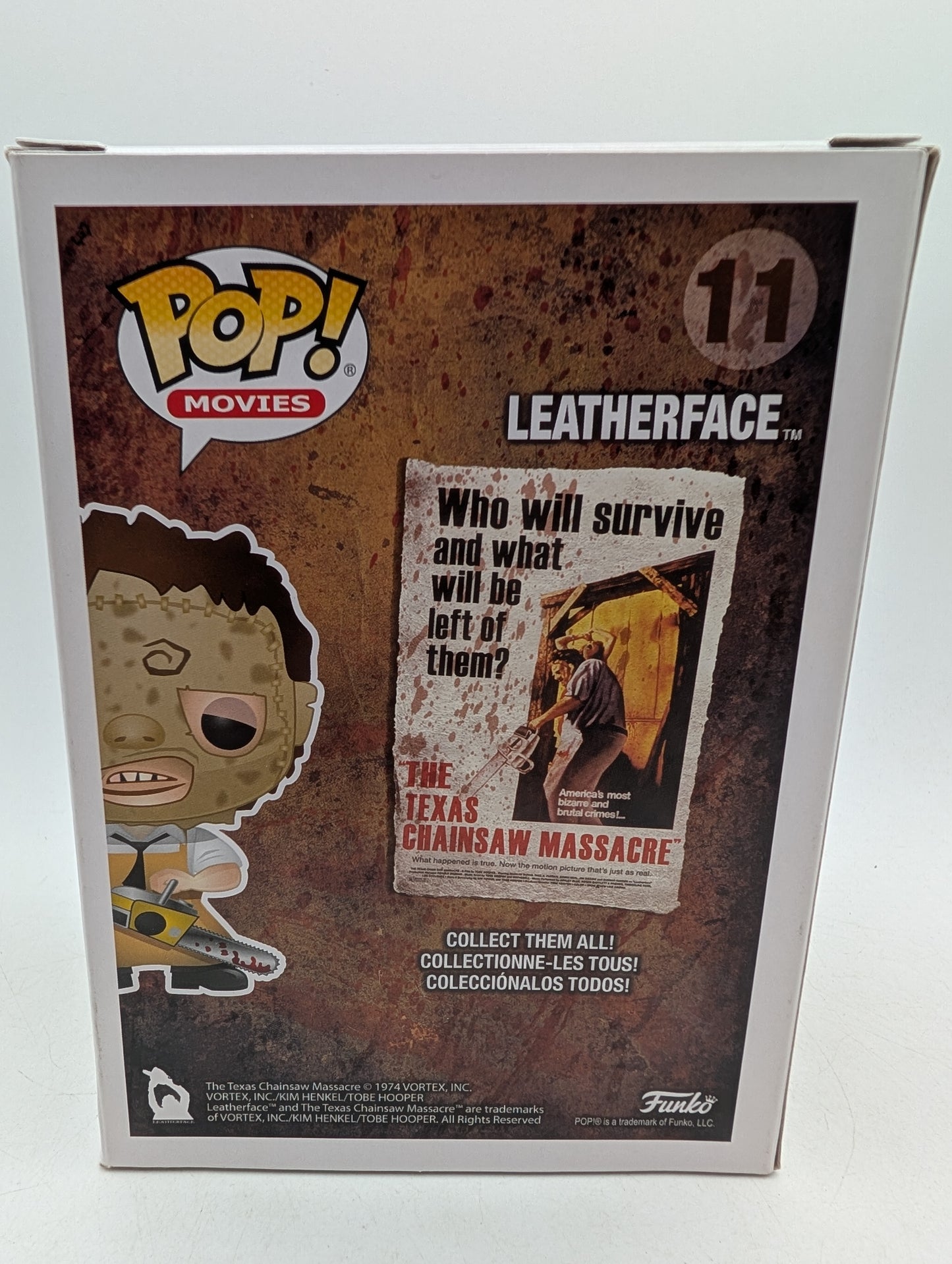 Funko Pop! The Texas Chainsaw Massacre Leatherface #11 Vinyl Figure