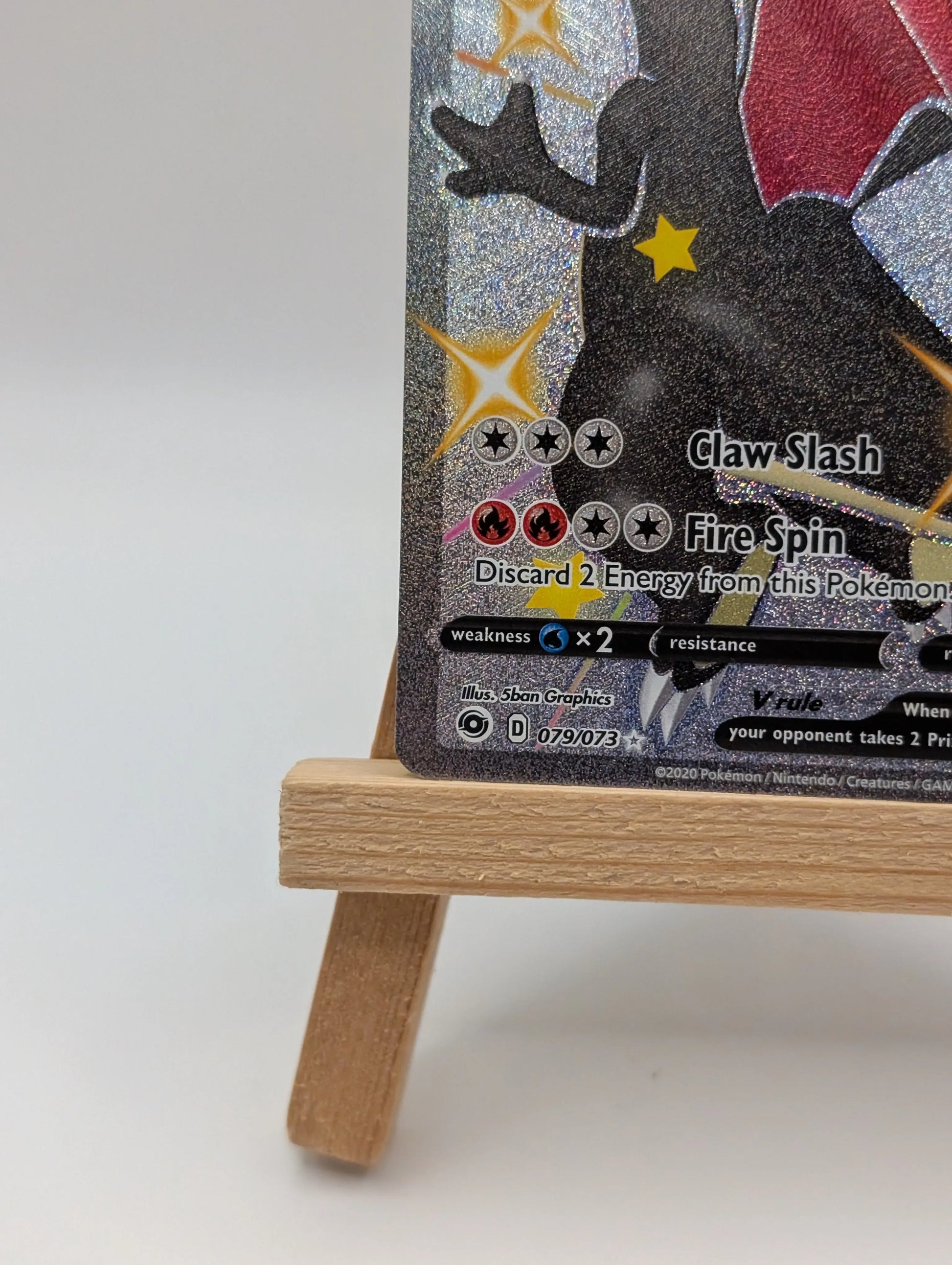 2020 Pokemon SWSH Champion's Path Charizard V Holo Full Art #079/073 FRENLY BRICKS - Open 7 Days