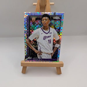 Topps Chrome Ace Bailey Rookie X-Fractor Utah Jazz Card #255 2025-26 FRENLY BRICKS - Open 7 Days