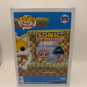 Funko Pop Games #978 Sonic the Hedgehog Flying Tails Chase Flocked Vinyl Figure FRENLY BRICKS - Open 7 Days