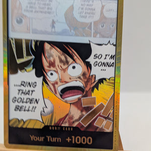 One Piece Gold DON!! OP15 Luffy Ring That Golden Bell Adventure On Kamis Island FRENLY BRICKS - Open 7 Days