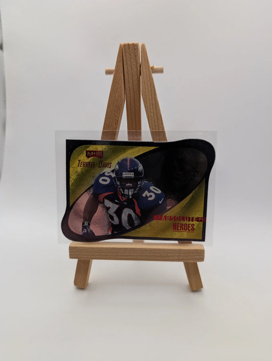 1999 Playoff Absolute SSD Terrell Davis Heroes Gold  #3HE23 FRENLY BRICKS - Open 7 Days