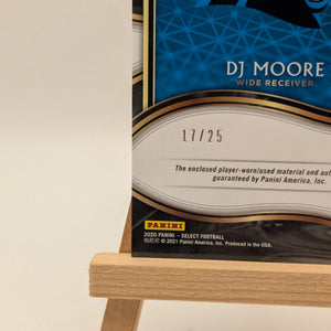 2020 Select DJ Moore Signature Patch Tie Dye Prizm Auto /25 FRENLY BRICKS - Open 7 Days