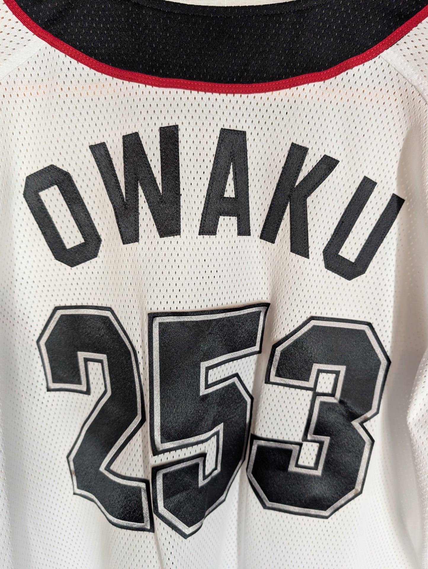Nippon Baseball Chiba Lottes Marines "Owaku #253 Alternate White/Red Large Jersey