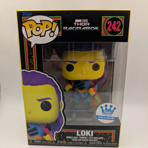 Loki Funko Pop Vinyl #242 Blacklight Exclusive Thor 3: Ragnarok FRENLY BRICKS - Open 7 Days