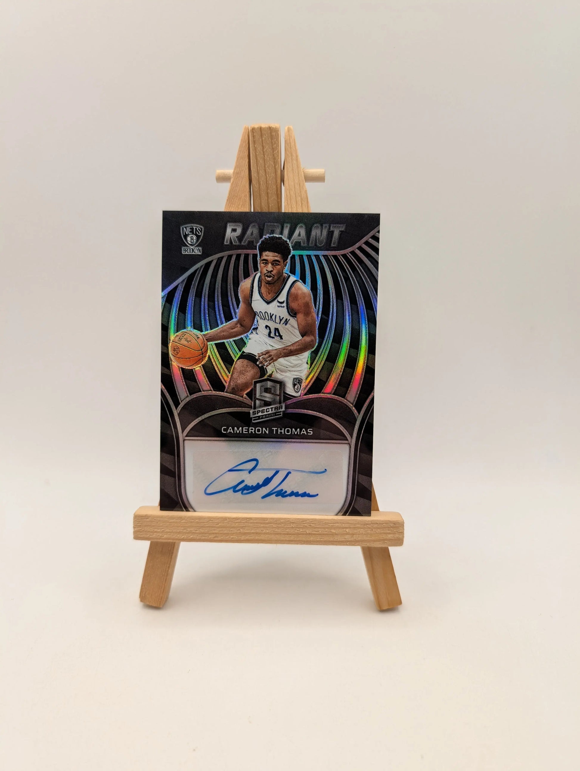 2021-22 CAMERON THOMAS 05/75 AUTO PANINI SPECTRA RADIANT AUTOGRAPHS ROOKIE FRENLY BRICKS - Open 7 Days
