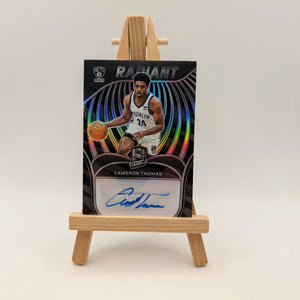 2021-22 CAMERON THOMAS 05/75 AUTO PANINI SPECTRA RADIANT AUTOGRAPHS ROOKIE FRENLY BRICKS - Open 7 Days
