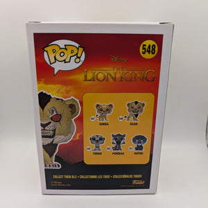 Funko Pop! Disney Lion King Scar Vinyl Figure Flocked 548 FRENLY BRICKS - Open 7 Days