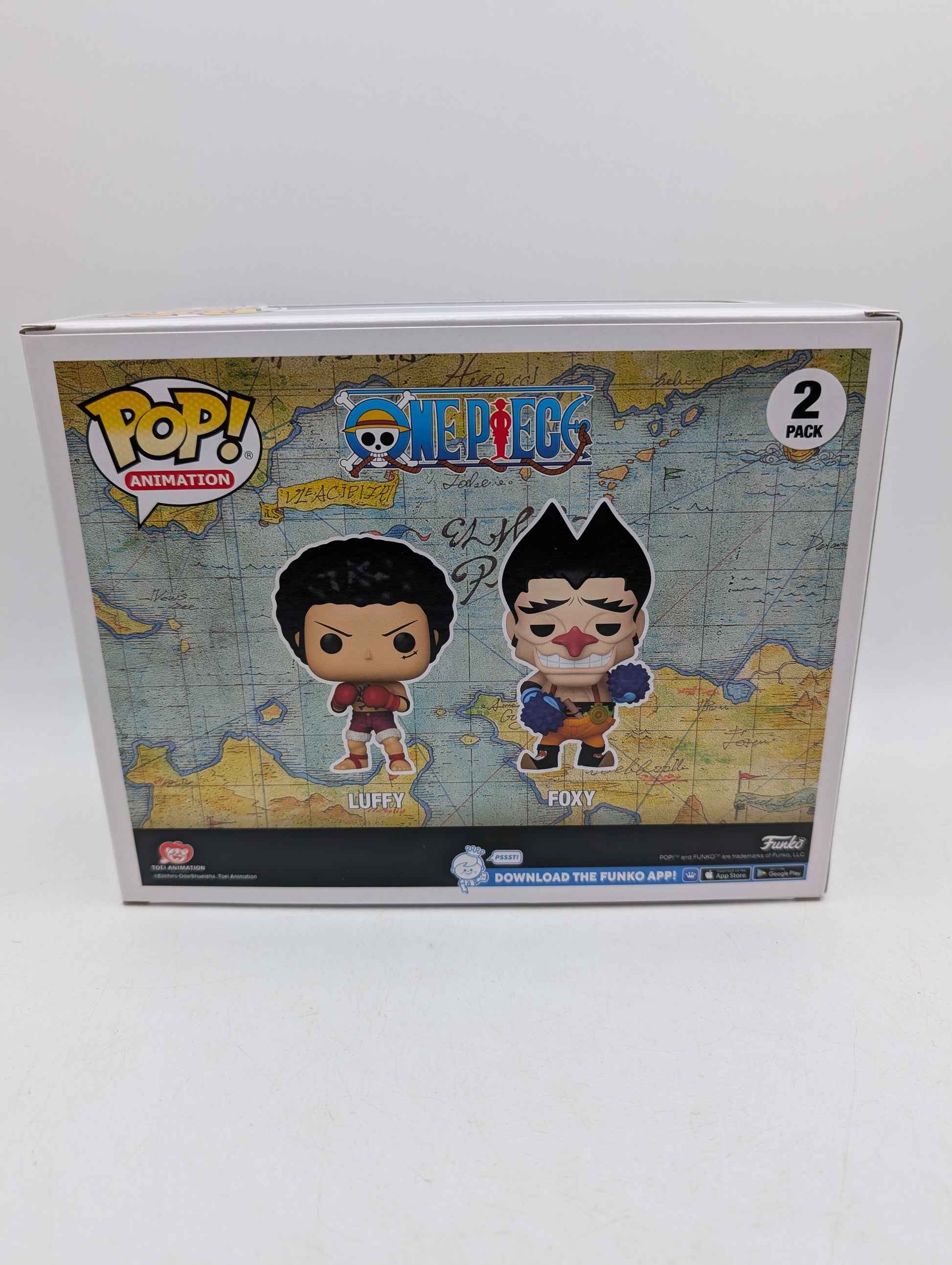 Funko Pop Anime One Piece Luffy & Foxy Figure 2-Pack Special Edition image 5