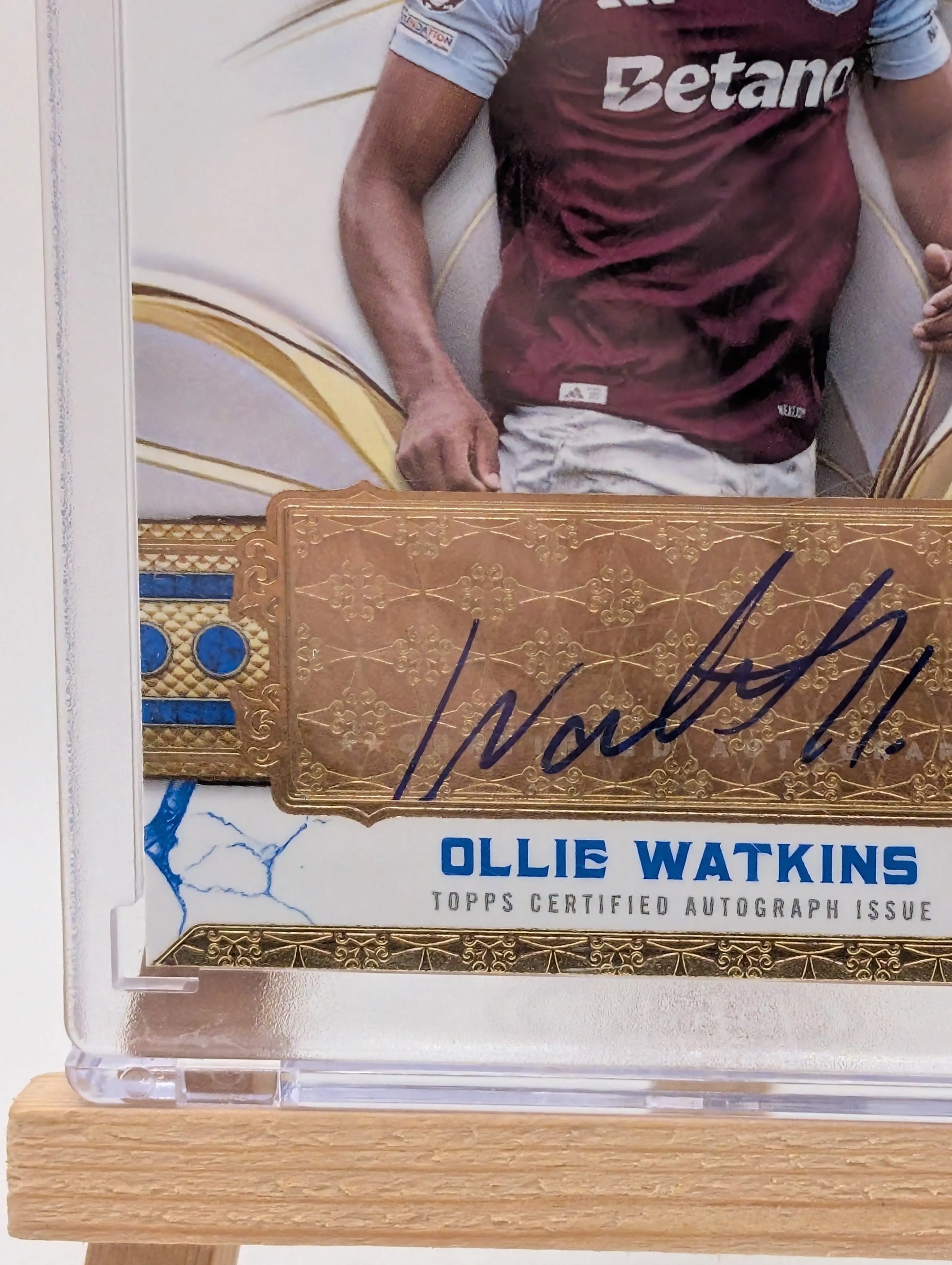 2025 Topps Reverence UCC UEFA ASTON VILLA OLLIE WATKINS Sealed Auto /75 FRENLY BRICKS - Open 7 Days
