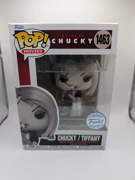 Chucky/Tiffany Pop Bride Of Chucky #1463 FRENLY BRICKS - Open 7 Days