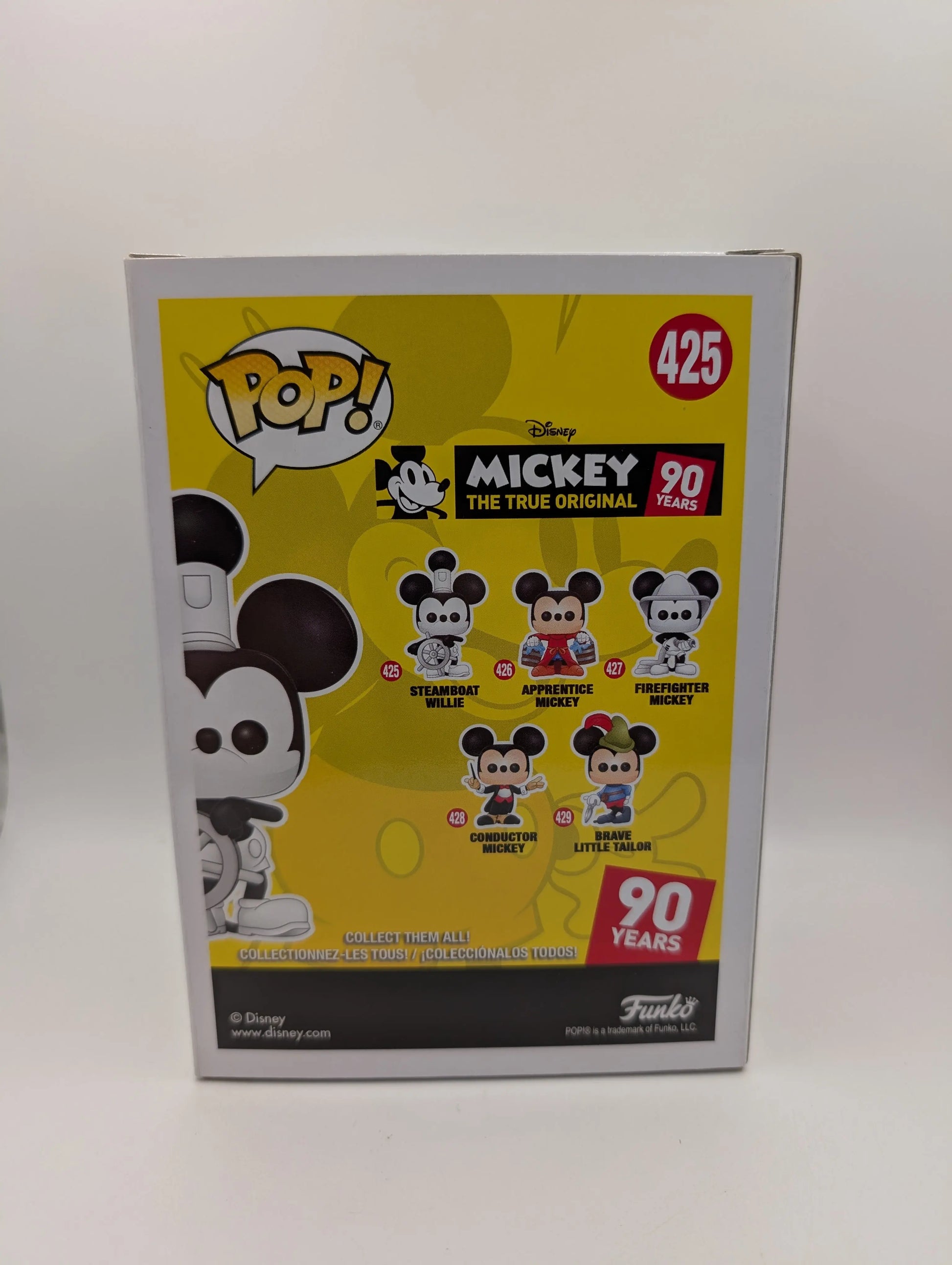 Funko Pop! Vinyl: Disney - Mickey Mouse (Steamboat Willie) #425 FRENLY BRICKS - Open 7 Days