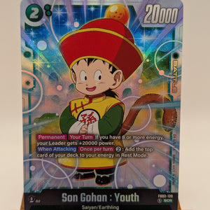 Son Gohan: Youth FB03-139 SCR Fusion World Dragon Ball Super Card FRENLY BRICKS - Open 7 Days