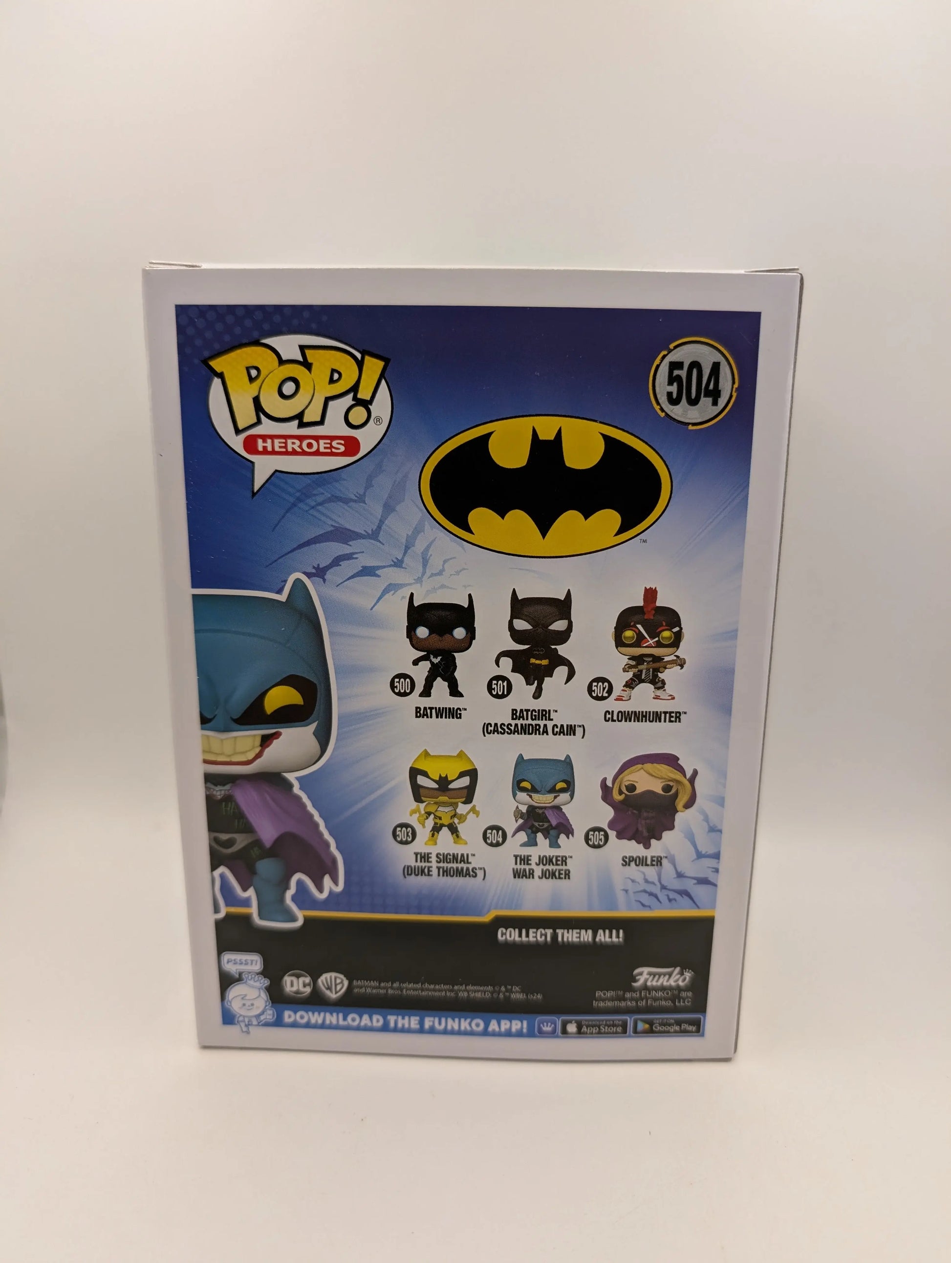 Batman - The Joker War Funko (Batman: War Zone) Pop! Vinyl Figure #504 FRENLY BRICKS - Open 7 Days