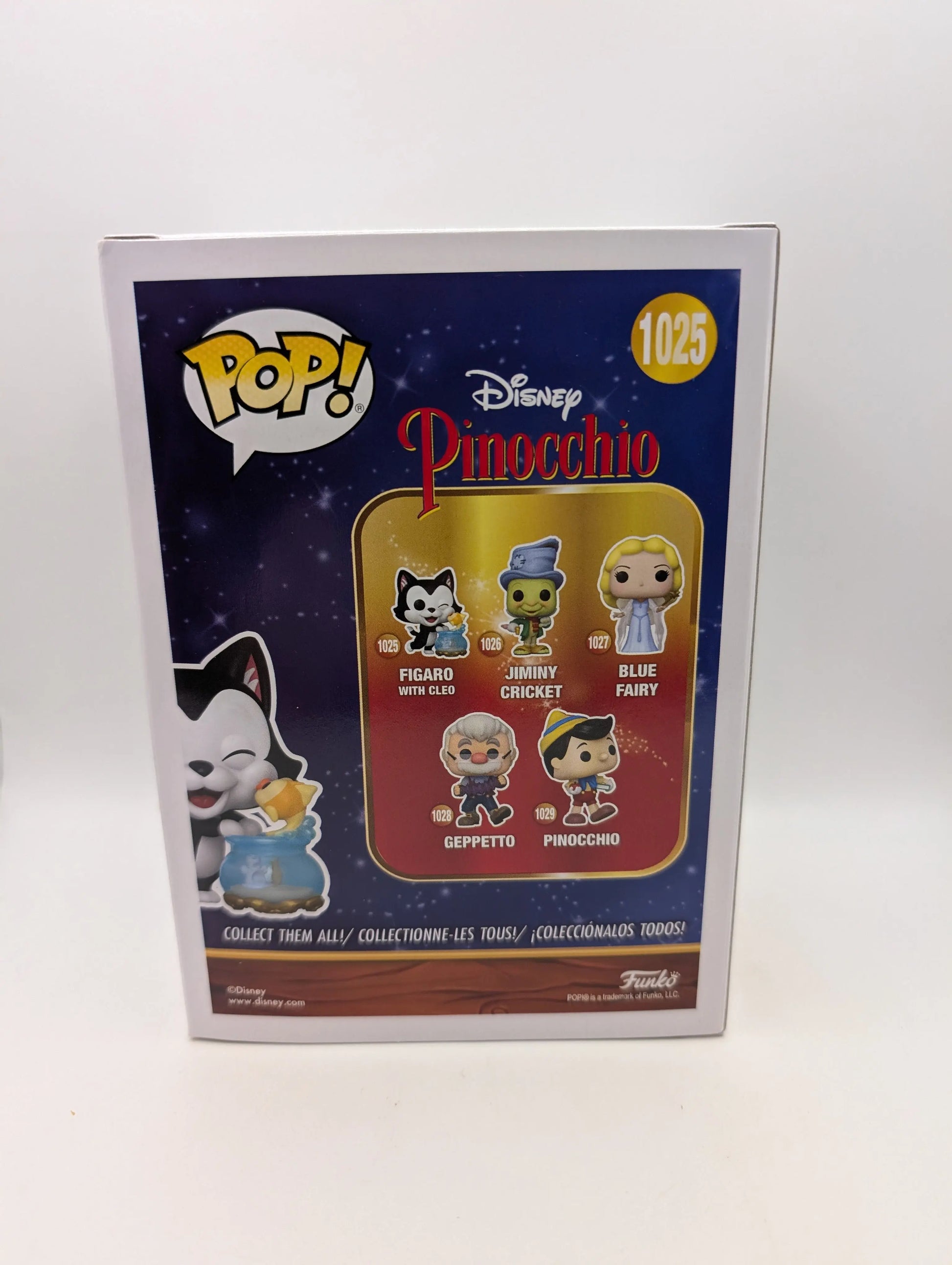 Funko Pop Disney Pinocchio Figaro With Cleo 80th Anniv #1025 Vinyl Figure FRENLY BRICKS - Open 7 Days