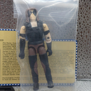 GI JOE~ 2001 ZARTAN ~ SPY EXCELLENT~ 100% complete & CARD 2000 FRENLY BRICKS - Open 7 Days