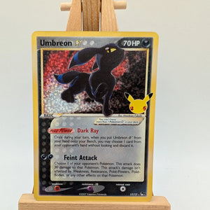 Umbreon Gold Star 17/17 Pokemon TCG Celebrations Classic Collection FRENLY BRICKS - Open 7 Days