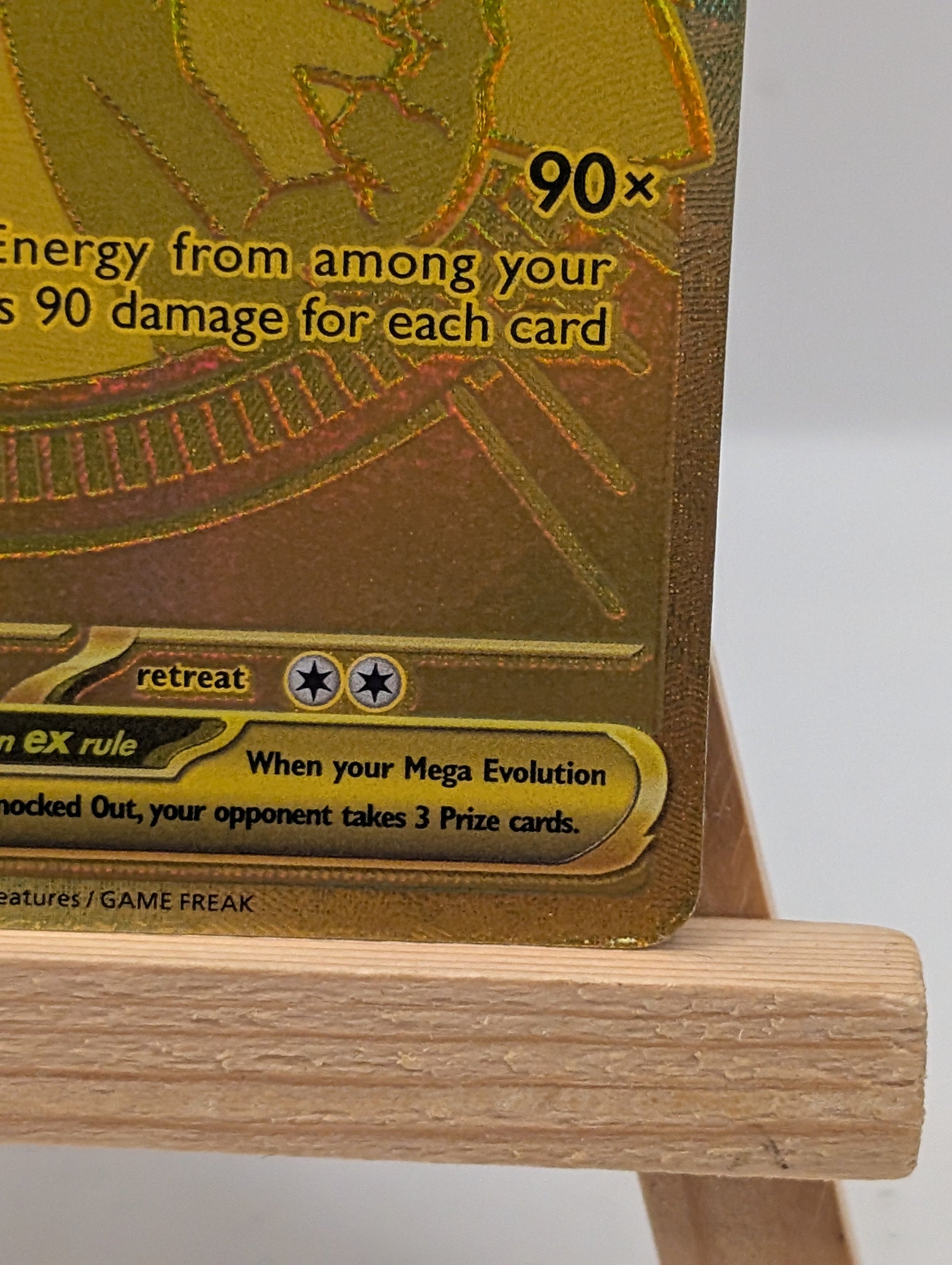Mega Charizard X EX 130/094 Gold - Phantasmal Flames Lp FRENLY BRICKS - Open 7 Days