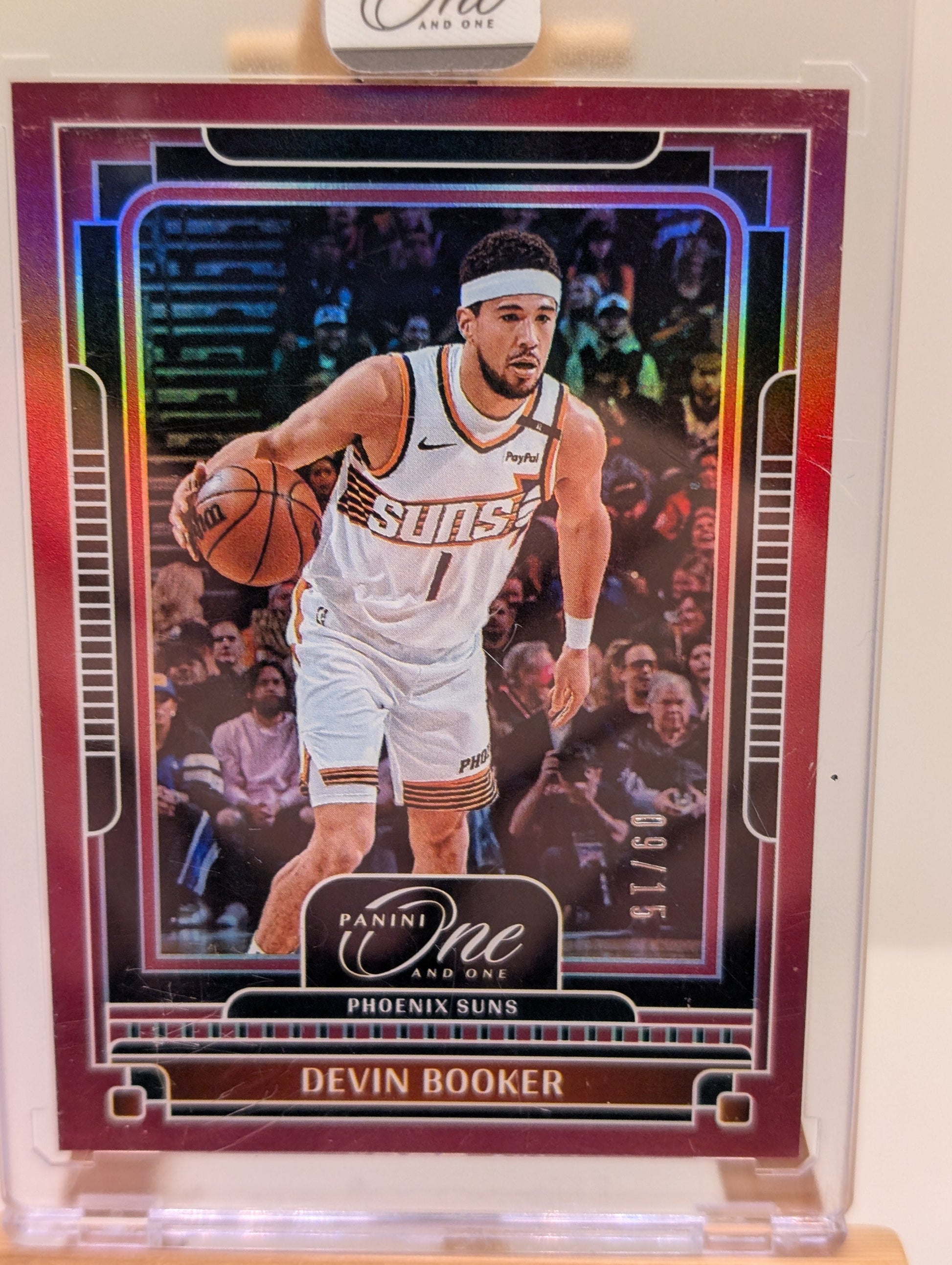 DEVIN BOOKER 2024-25 PANINI ONE AND ONE BASKETBALL RED SUNS /15 Q4003 FRENLY BRICKS - Open 7 Days