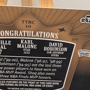 2007 Topps Threads SEPIA /9 RELICS COMBOS Shaquille Karl Malone David Robinson FRENLY BRICKS - Open 7 Days