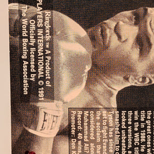 1991 Ringlords Mike Tyson Sample Boxing FRENLY BRICKS - Open 7 Days