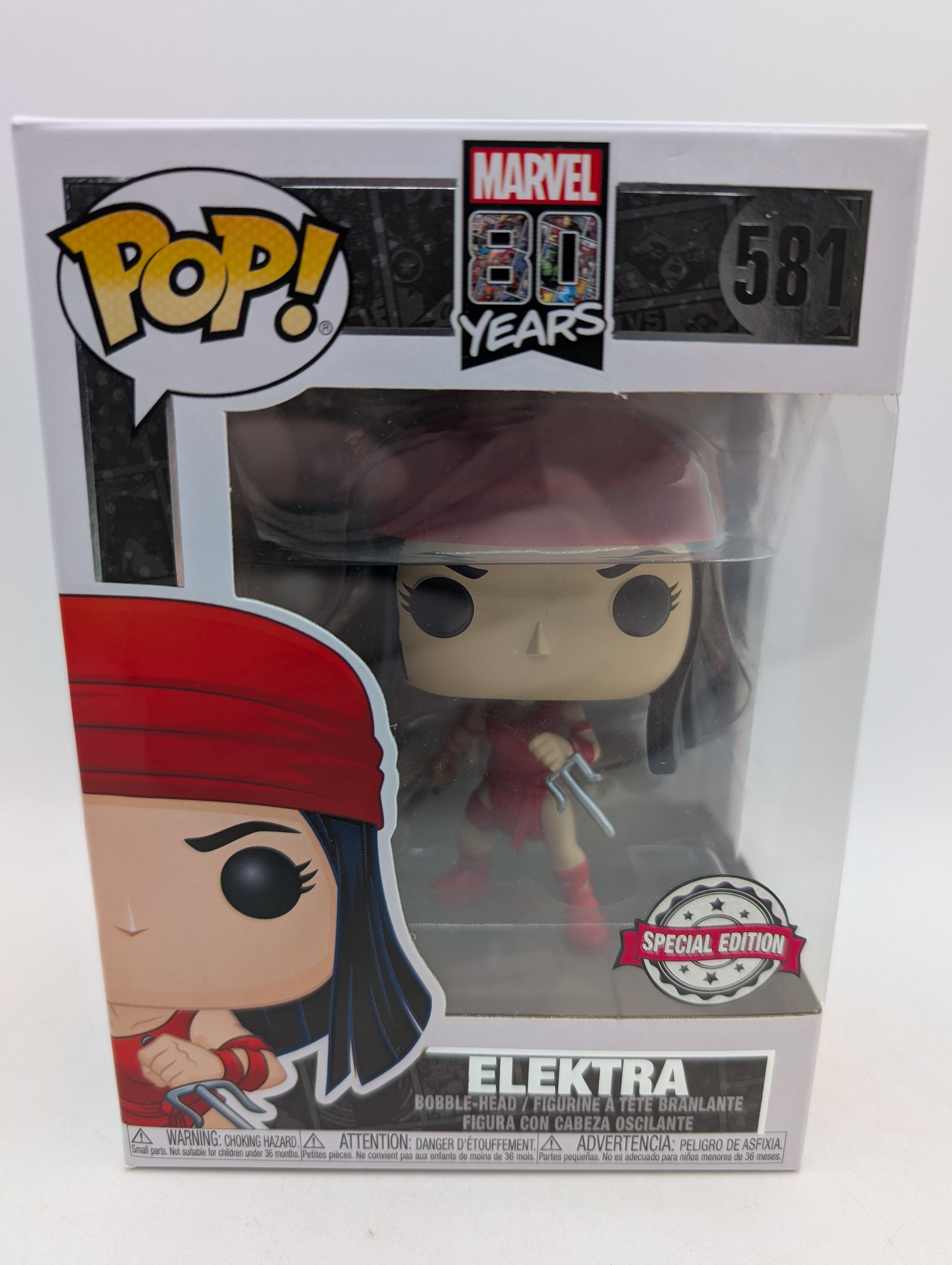 Funko POP! Marvel 80 Years Elektra #581 Special Edition image 1