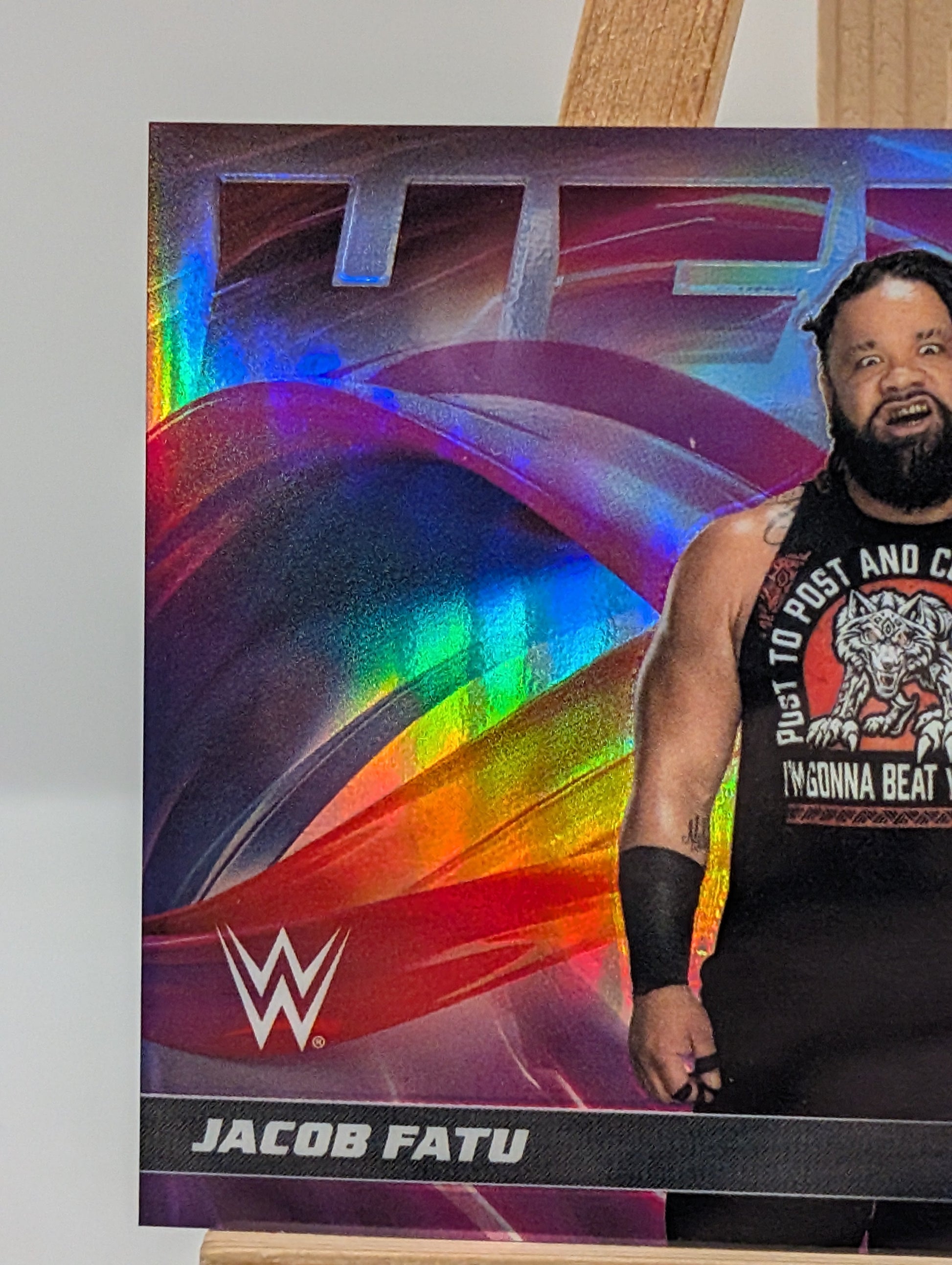 2026 Topps Chrome WWE Wrestling Jacob Fatu Helix SSP #HLX-2 FRENLY BRICKS - Open 7 Days