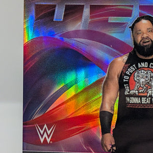 2026 Topps Chrome WWE Wrestling Jacob Fatu Helix SSP #HLX-2 FRENLY BRICKS - Open 7 Days