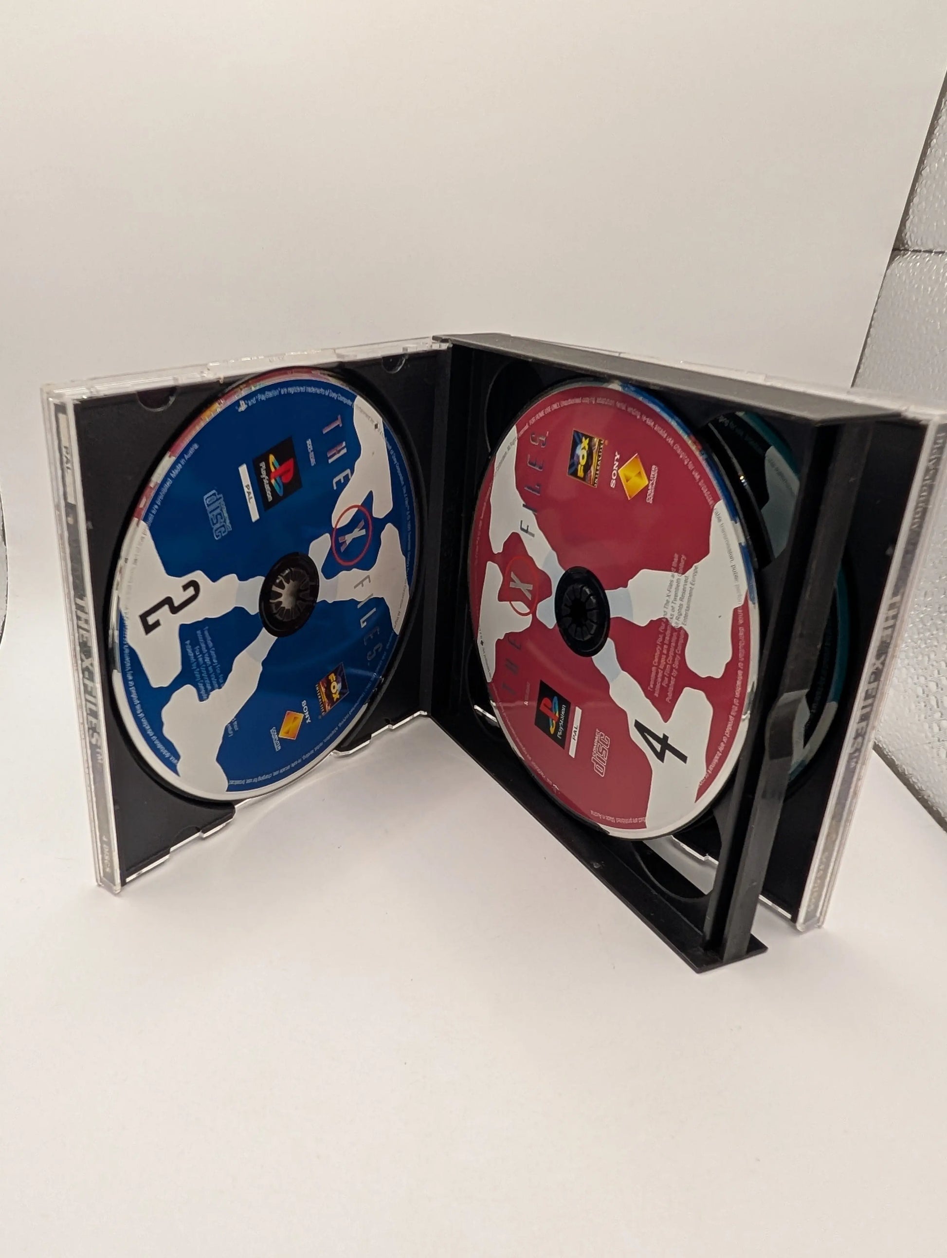 The X-Files Game Sony Playstation - 4 Disc Set - Excellent Condition FRENLY BRICKS - Open 7 Days