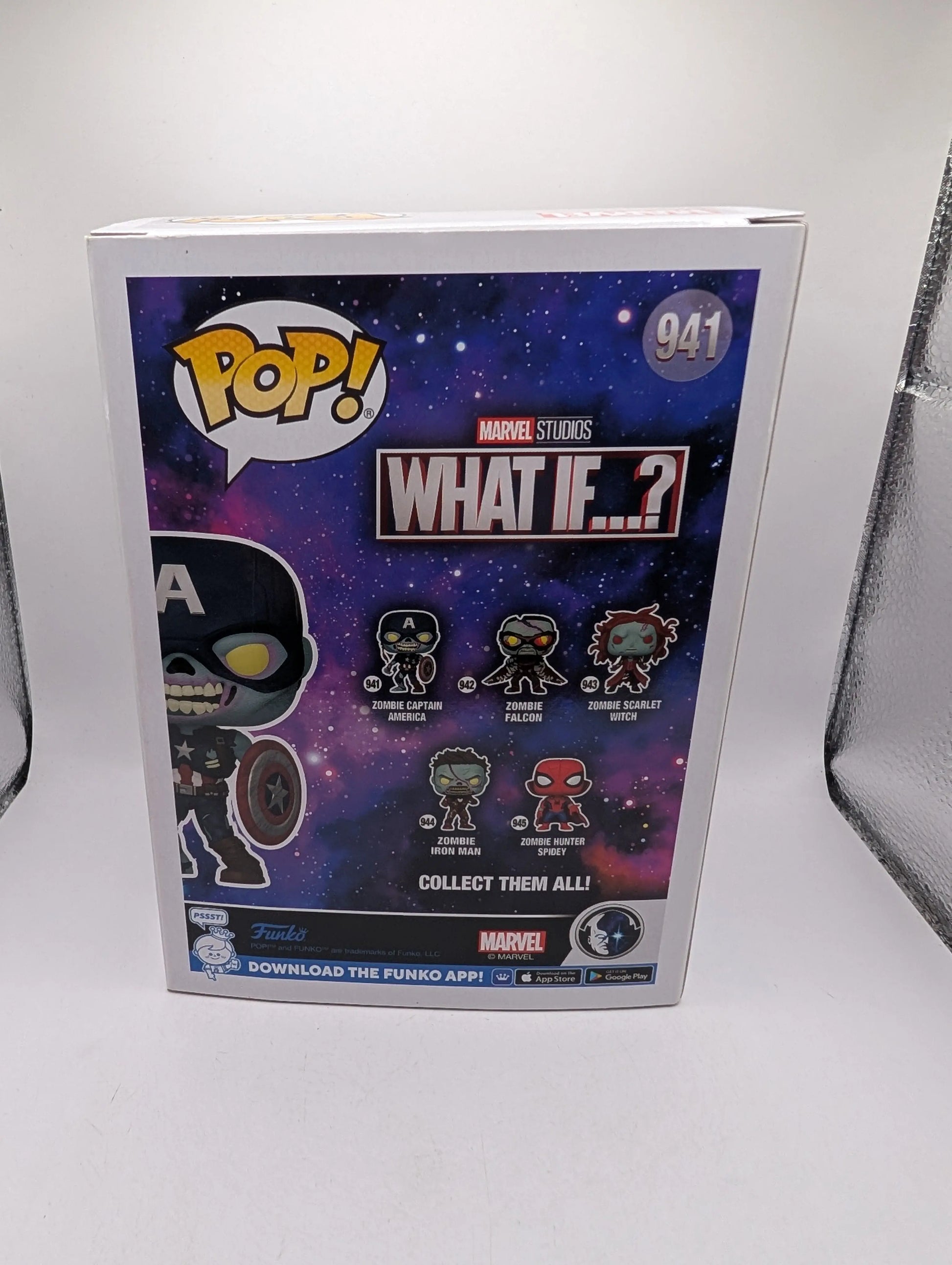 What If Zombie Captain America Pop! Vinyl Figure #941 FRENLY BRICKS - Open 7 Days