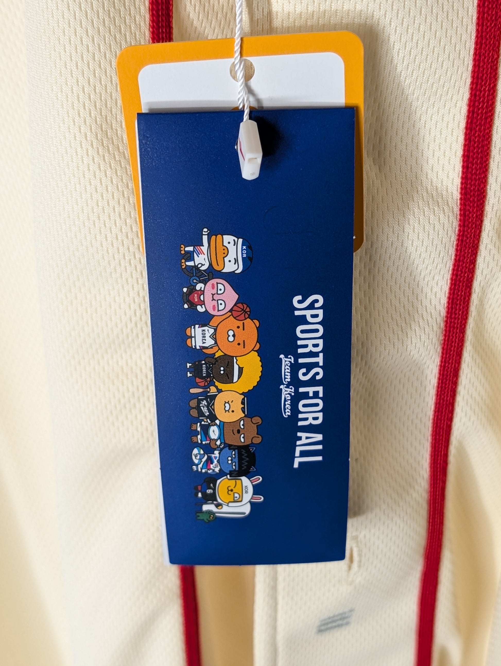 Pro-SpecsXKakao Friends Choon-sik Team Korea Cream/Navy 4XL 2024 Home Jersey