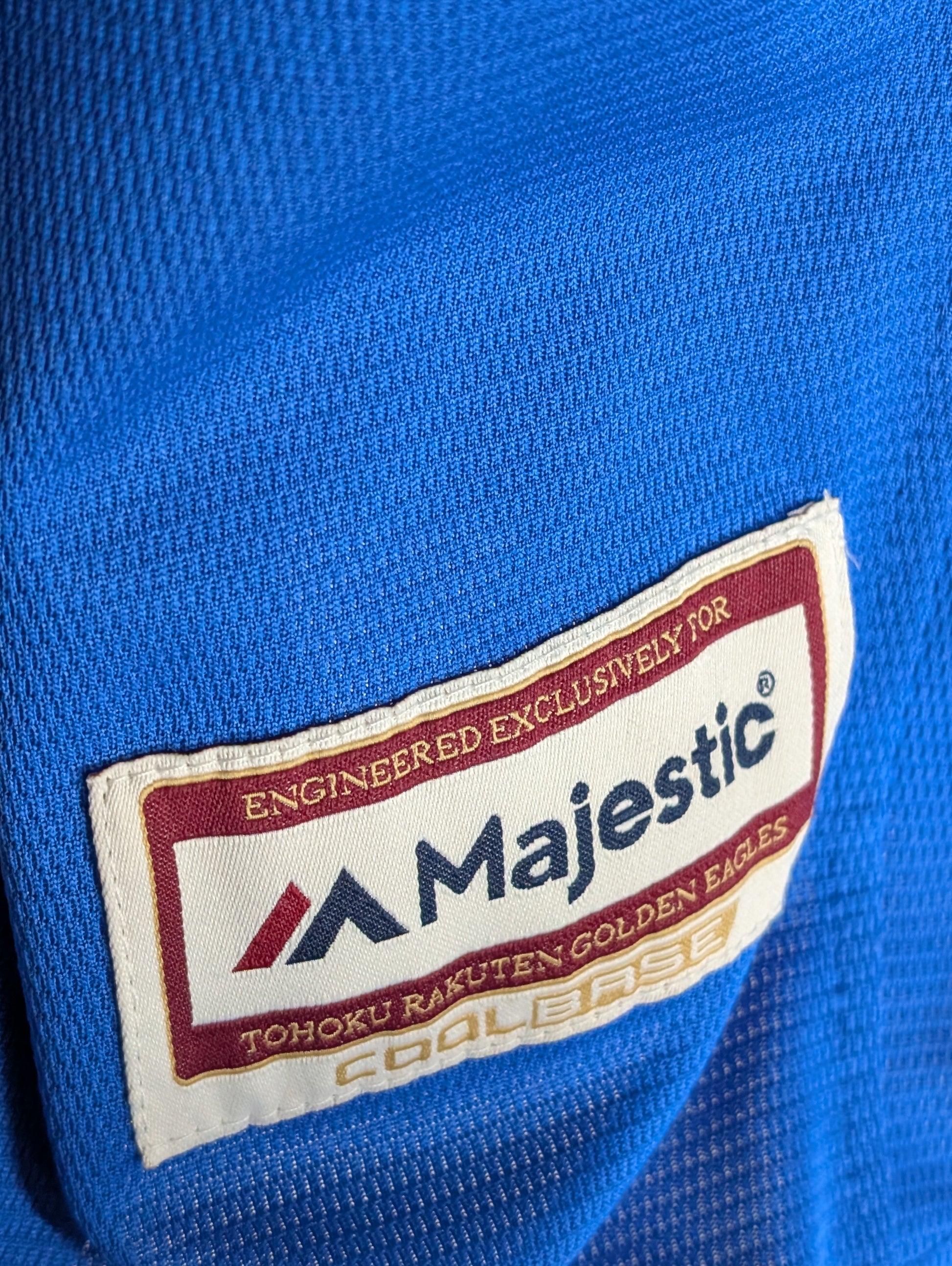 Nippon Baseball Tohoku Rakuten Golden Eagles 2019 Tohoku Blue "Asamura #3" Alternative Large Jersey