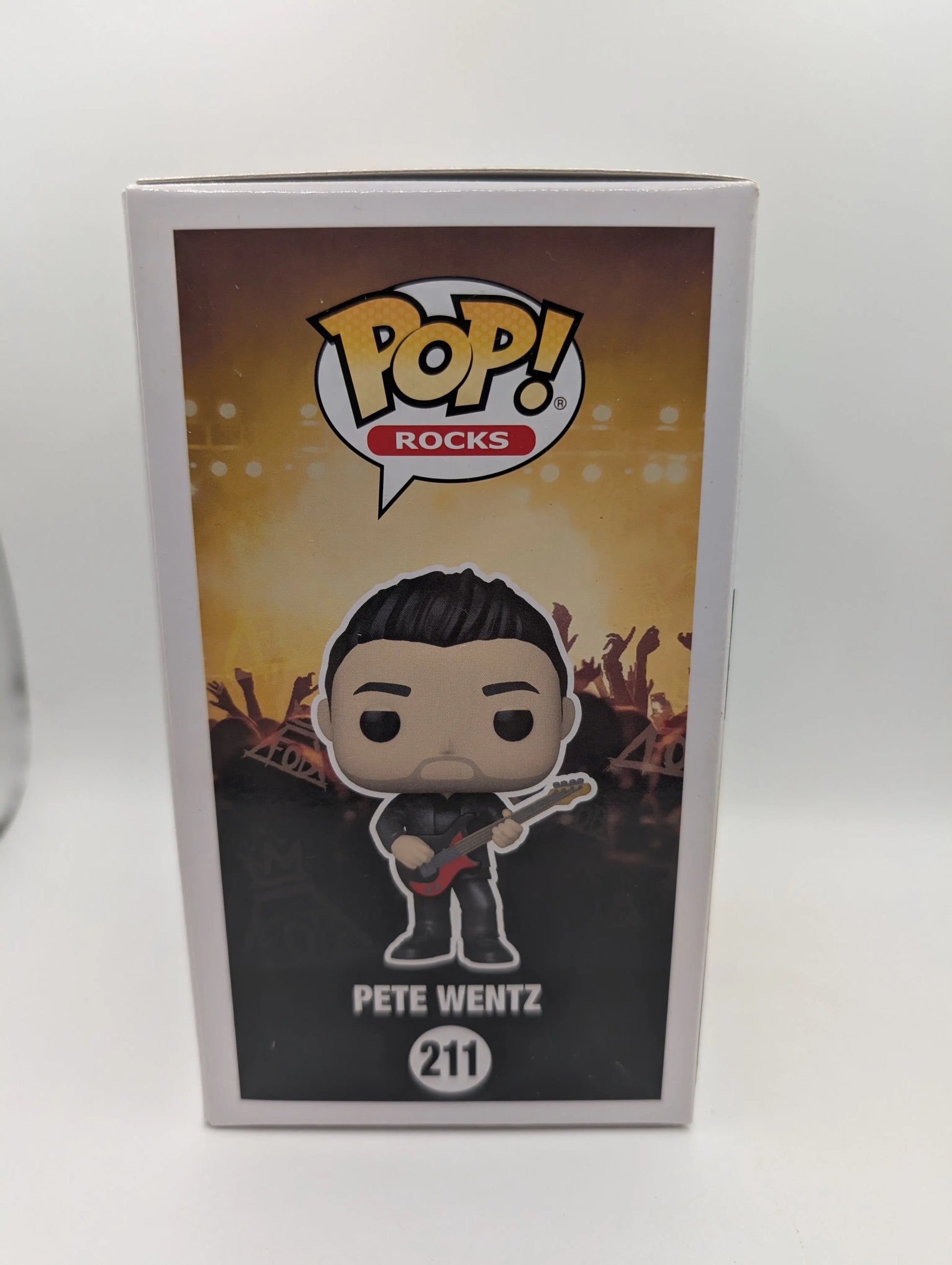 Rocks Funko Pop - Pete Wentz - Fall Out Boy - No. 211 FRENLY BRICKS - Open 7 Days