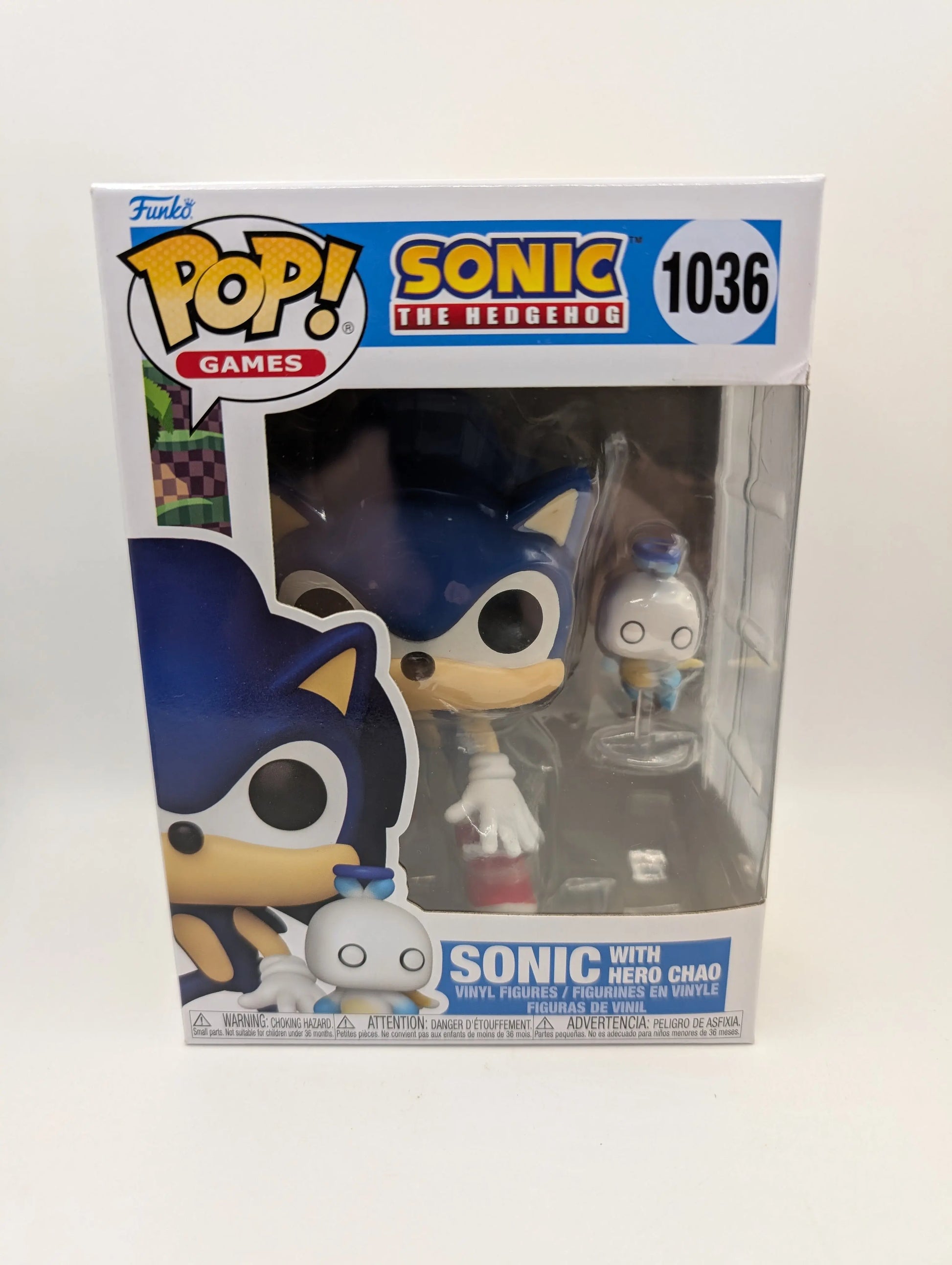 Funko Pop Sonic The Hedgehog Sonic with Chao #1036 Vinyl Figure FRENLY BRICKS - Open 7 Days