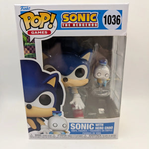 Funko Pop Sonic The Hedgehog Sonic with Chao #1036 Vinyl Figure FRENLY BRICKS - Open 7 Days