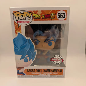 Pop Vinyl 563 - Dragon Ball Super - SSGSS Goku (Kamehameha) - Special Edition FRENLY BRICKS - Open 7 Days