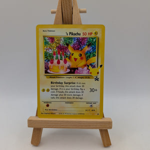 Pokémon TCG Birthday Pikachu 25th Celebrations Classic Collection NM/M FRENLY BRICKS - Open 7 Days