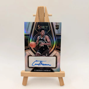 2021-22 CAMERON THOMAS /249 AUTO PANINI SELECT SILVER ROOKIE RC AUTOGRAPHS FRENLY BRICKS - Open 7 Days