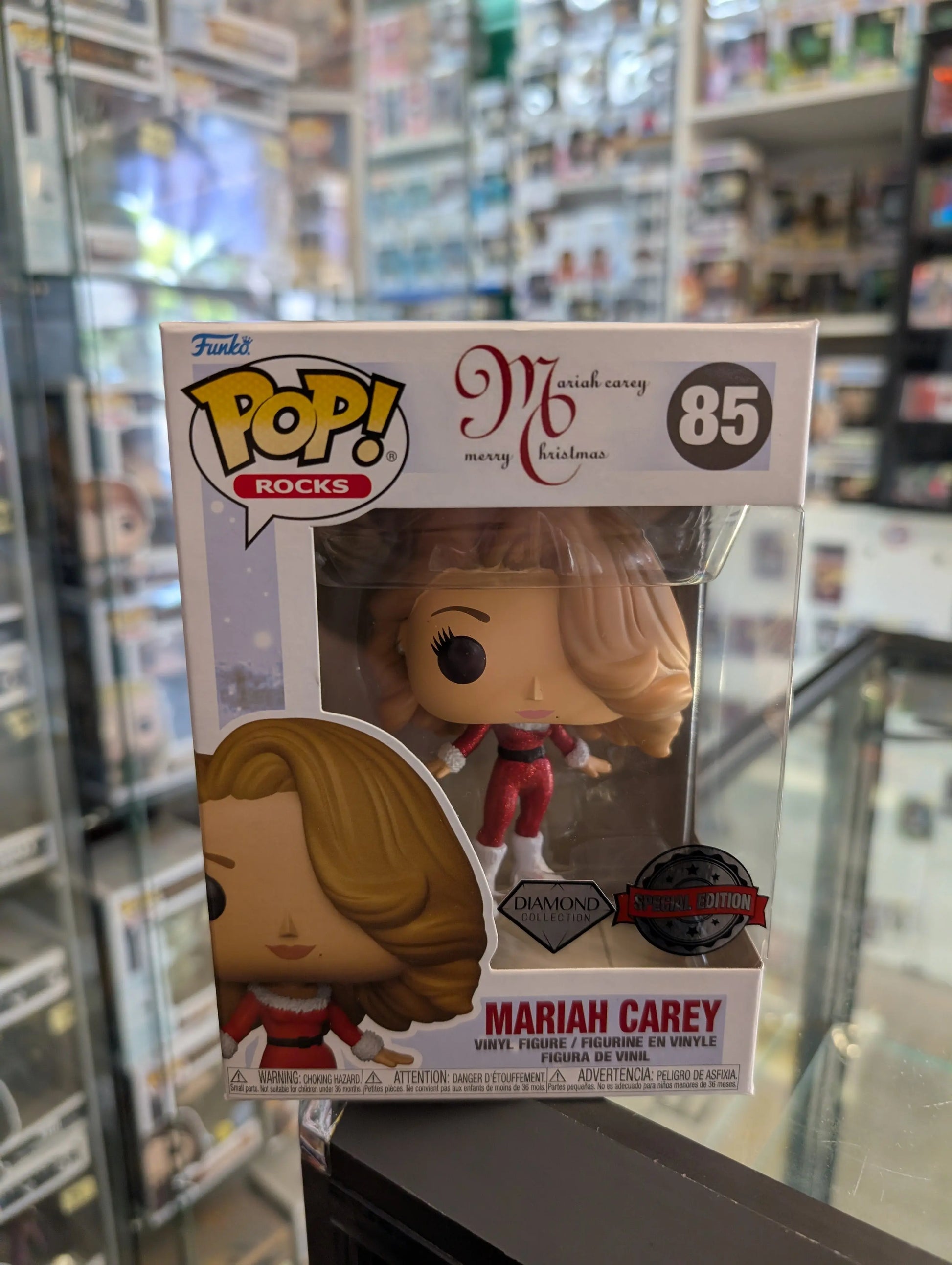 Mariah Carey #85 Special edition Diamond Collection Funko Pop Rocks Vinyl Figure FRENLY BRICKS - Open 7 Days