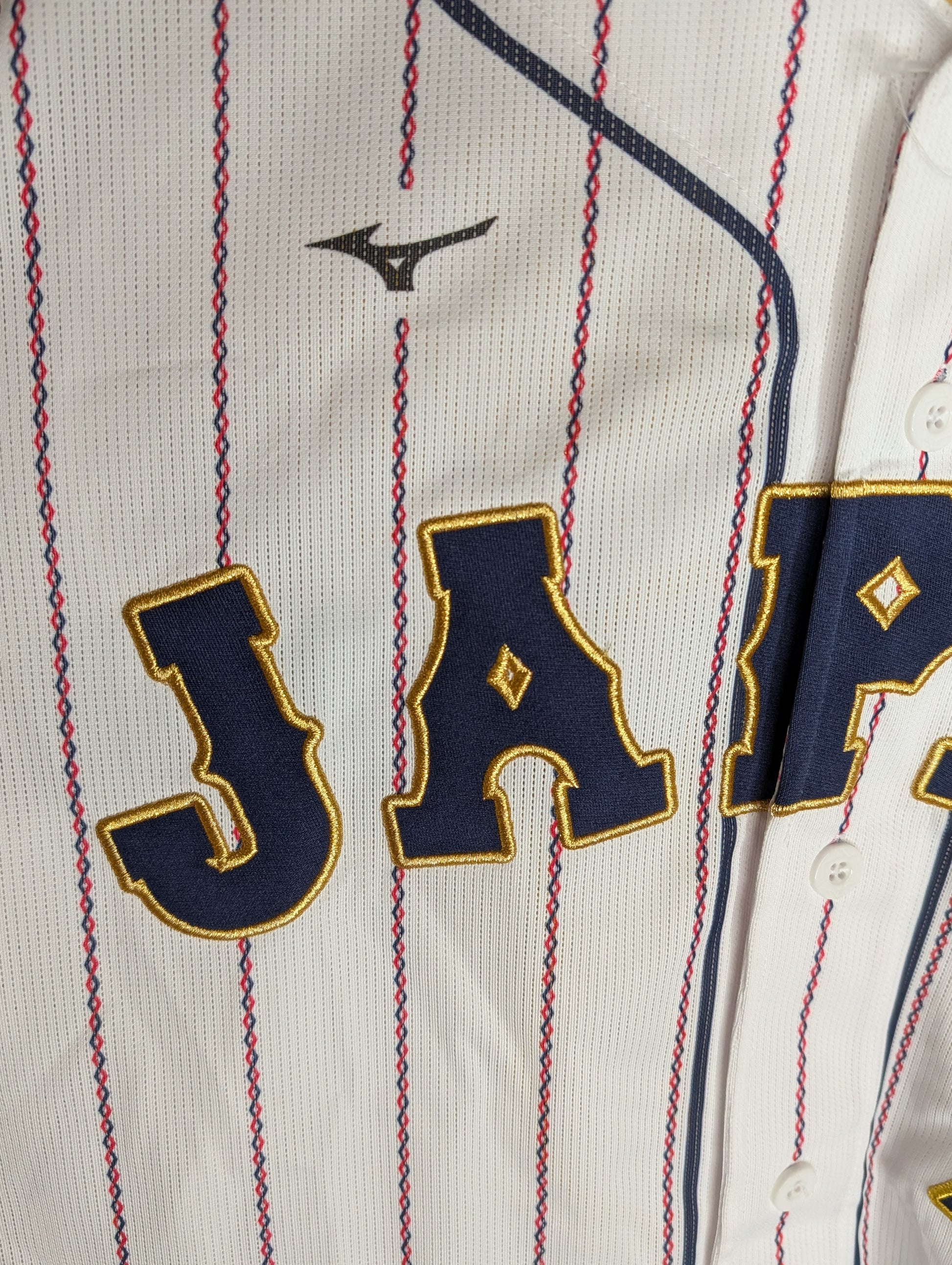 WBC Mizuno Samurai Japan "Nootbaar #23" White Home XL Jersey